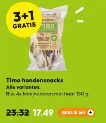 Pets Place Timo hondensnacks aanbieding