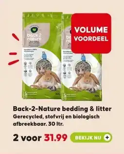 Pets Place Back-2 Nature bedding & litter aanbieding