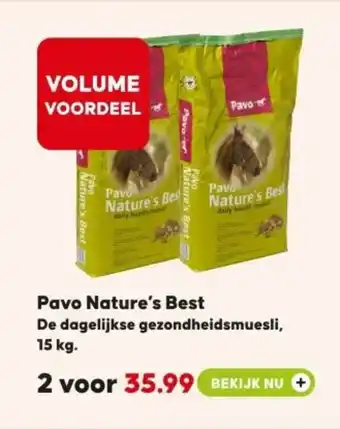 Pets Place Pavo Nature's Best aanbieding