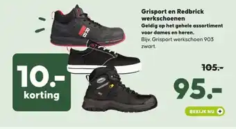 Pets Place Grisport en Redbrick werkschoenen aanbieding