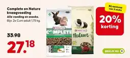 Pets Place Complete en Nature knaagvoeding aanbieding