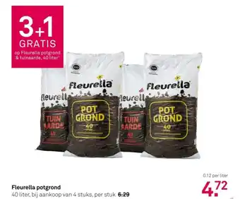 Karwei Fleurella potgrond aanbieding