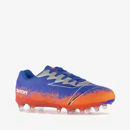 Scapino Dutchy FG kinder Voetbalschoenen blauw oranje aanbieding