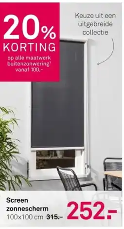 Karwei Screen zonnescherm aanbieding