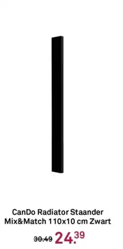 Karwei CanDo Radiator Staander Mix&Match Zwart aanbieding
