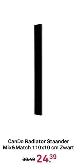 Karwei CanDo Radiator Staander Mix&Match Zwart aanbieding