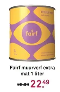 Karwei Fairf muurverf extra mat aanbieding