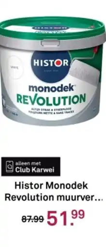 Karwei Histor Monodek Revolution muurver aanbieding