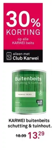 Karwei KARWEI buitenbeits schutting & tuinhout aanbieding
