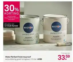 Karwei Histor Perfect Finish muurverf aanbieding