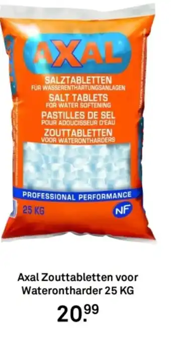 Karwei Axal Zouttabletten voor Waterontharder aanbieding
