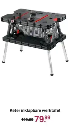Karwei Keter inklapbare werktafel aanbieding