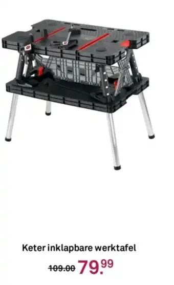 Karwei Keter inklapbare werktafel aanbieding