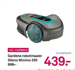 Karwei Gardena robotmaaier Sileno Minimo 250 aanbieding