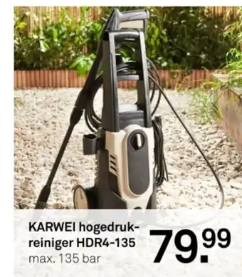 Karwei KARWEI hogedruk- reiniger HDR4-135 aanbieding