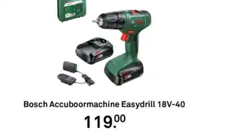 Karwei Bosch Accuboormachine Easydrill 18V-40 aanbieding