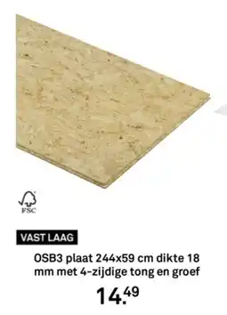 Karwei OSB3 plaat aanbieding