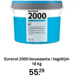 Karwei Eurocol 2000 bouwpasta/tegellijm aanbieding