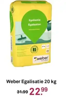 Karwei Weber Egalisatie aanbieding