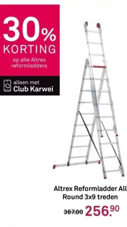 Karwei Altrex Reformladder All Round 3x9 treden aanbieding
