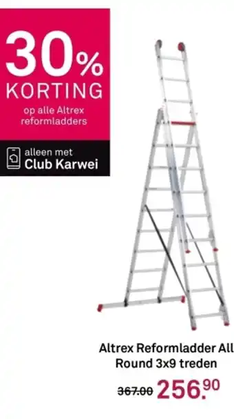 Karwei Altrex Reformladder All Round 3x9 treden aanbieding