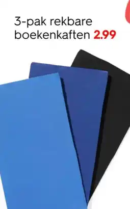 HEMA 3-pak rekbare boekenkaften aanbieding