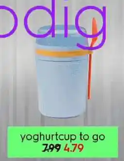 HEMA yoghurtcup to go aanbieding