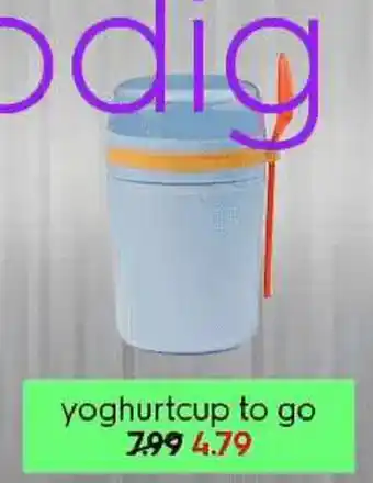 HEMA yoghurtcup to go aanbieding