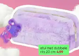 HEMA etui met dubbele rit aanbieding