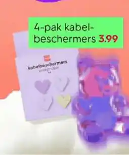 HEMA 4-pak kabel beschermers aanbieding