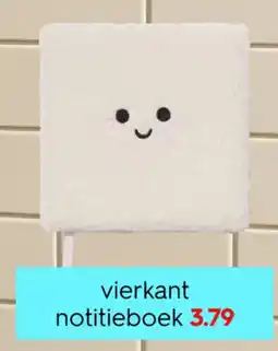 HEMA vierkant notitieboek aanbieding