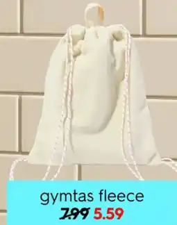 HEMA gymtas fleece aanbieding
