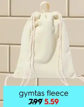 HEMA gymtas fleece aanbieding