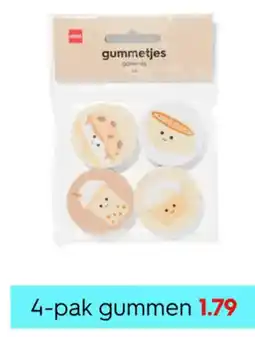 HEMA 4-pak gummen aanbieding
