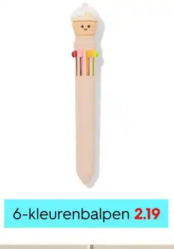 HEMA 6-kleurenbalpen aanbieding
