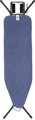 Bol.com Brabantia Strijkplank B - met Strijkijzerhouder - 124x38 cm - Denim Blue aanbieding