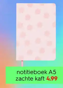 HEMA notitieboek A5 zachte kaft aanbieding