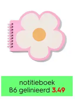 HEMA notitieboek B6 gelinieerd aanbieding