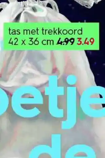 HEMA tas met trekkoord aanbieding