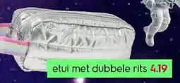 HEMA etui met dubbele rits aanbieding
