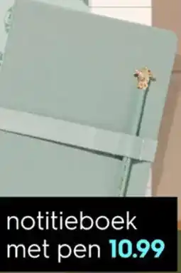 HEMA notitieboek met pen aanbieding