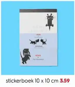 HEMA stickerboek aanbieding