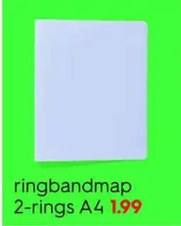 HEMA ringbandmap 2-rings A4 aanbieding