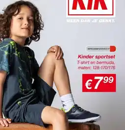Kik Kinder sportset aanbieding