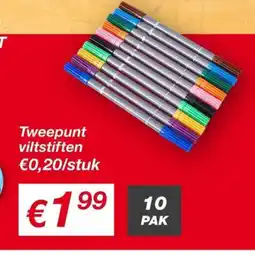 Kik Tweepunt viltstiften aanbieding