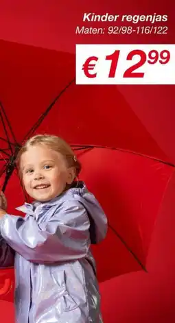 Kik Kinder regenjas aanbieding