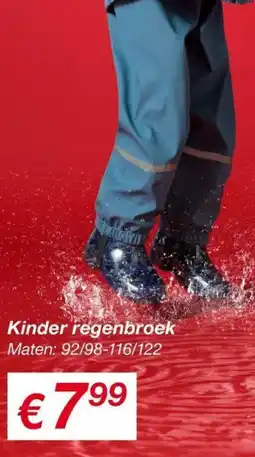 Kik Kinder regenbroek aanbieding