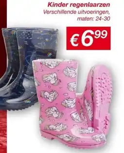 Kik Kinder regenlaarzen aanbieding
