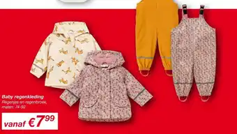 Kik Baby regenkleding aanbieding