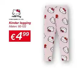 Kik Kinder legging aanbieding